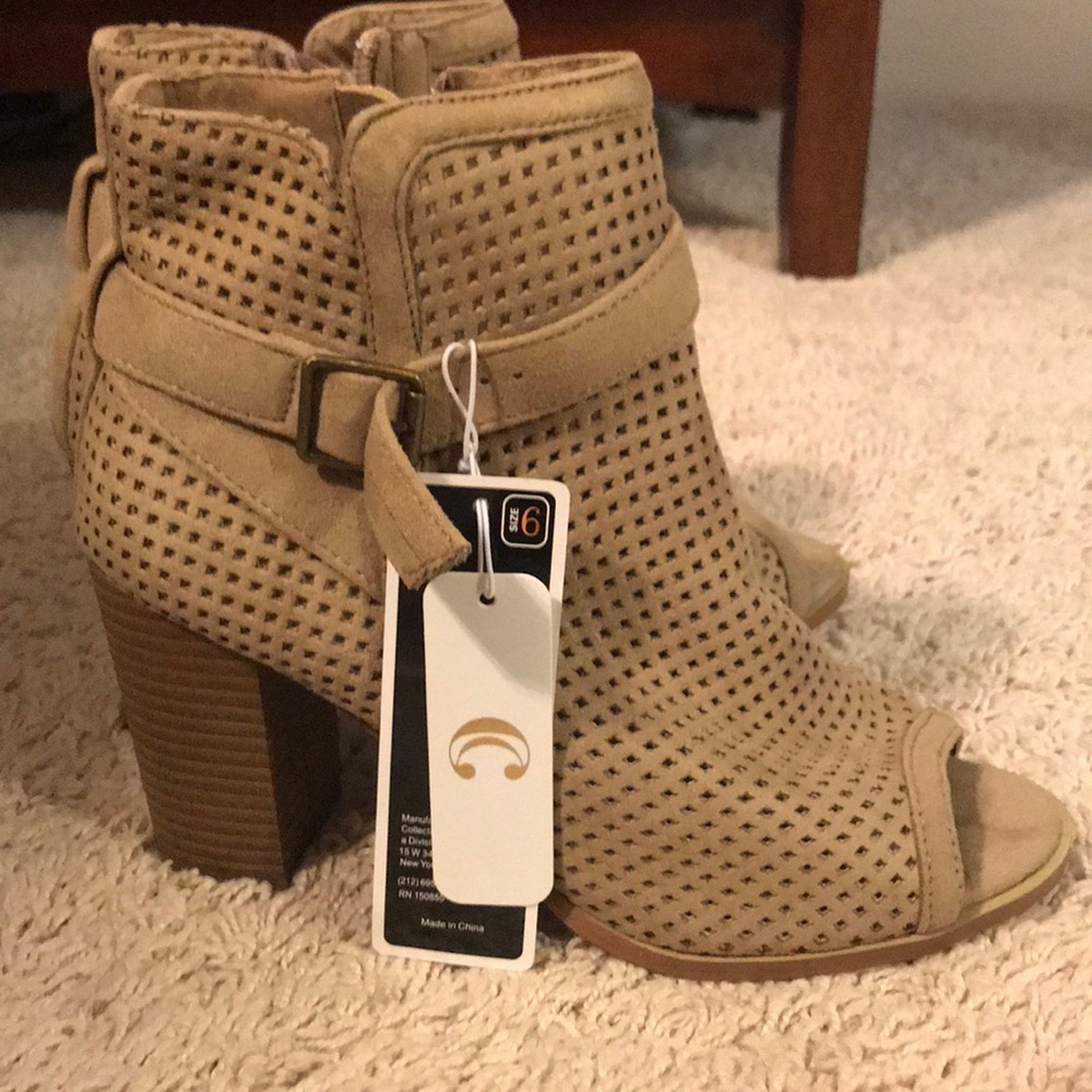 Brand new open toe heels